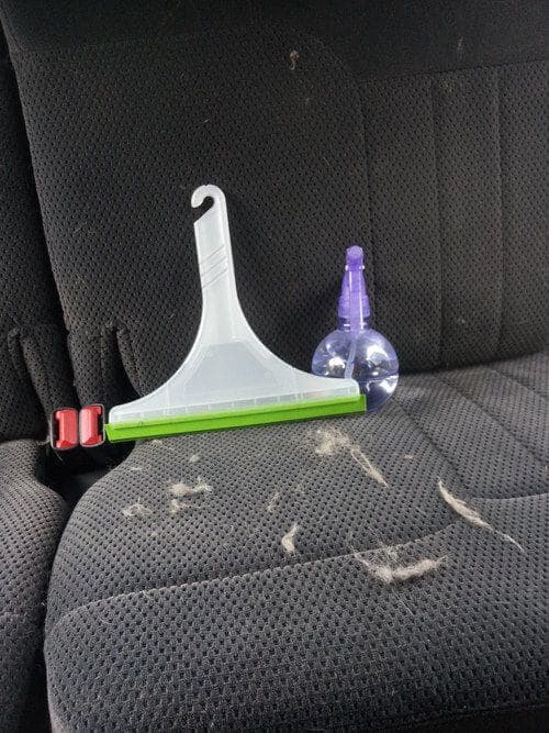 dog hair removal car seats chicago