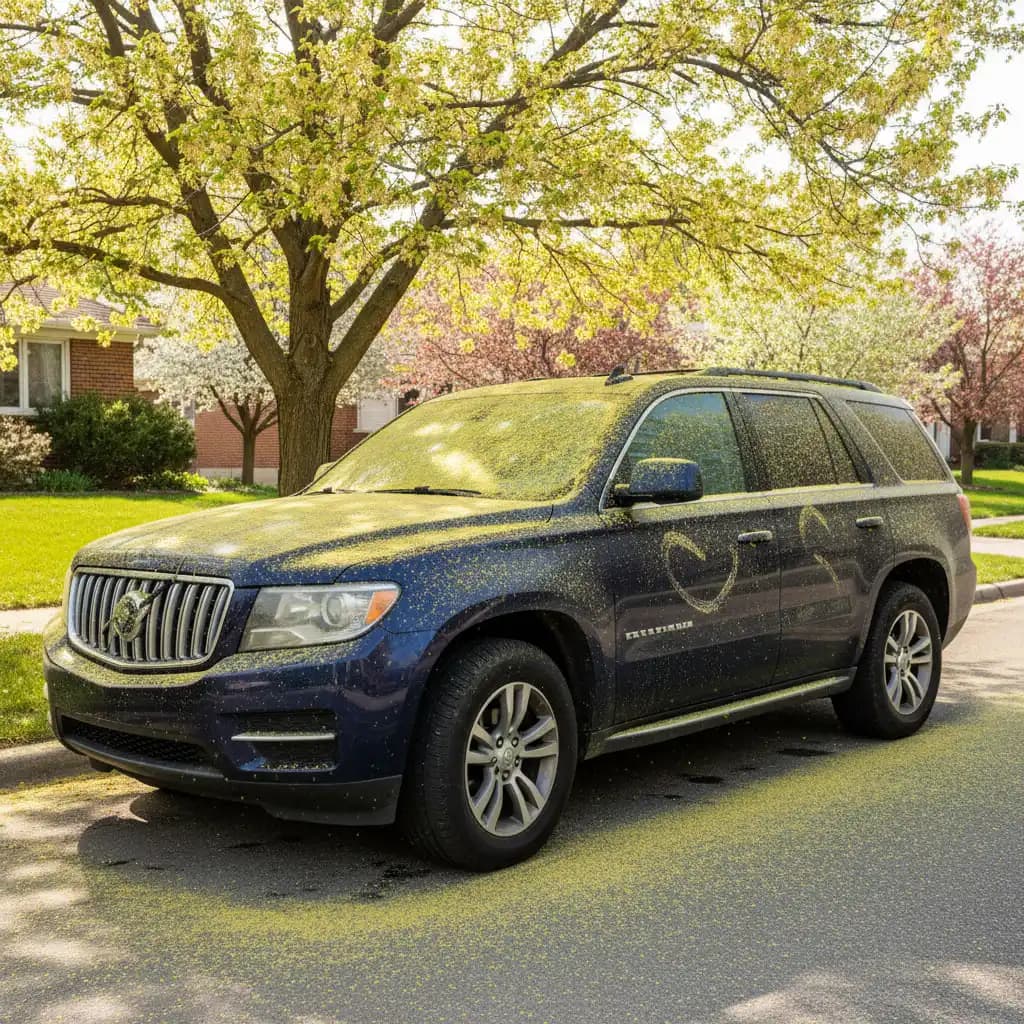 Chicago’s “Pollen Layer”: How Spring Allergies Are Damaging Your Car Paint and Cabin Air Quality image