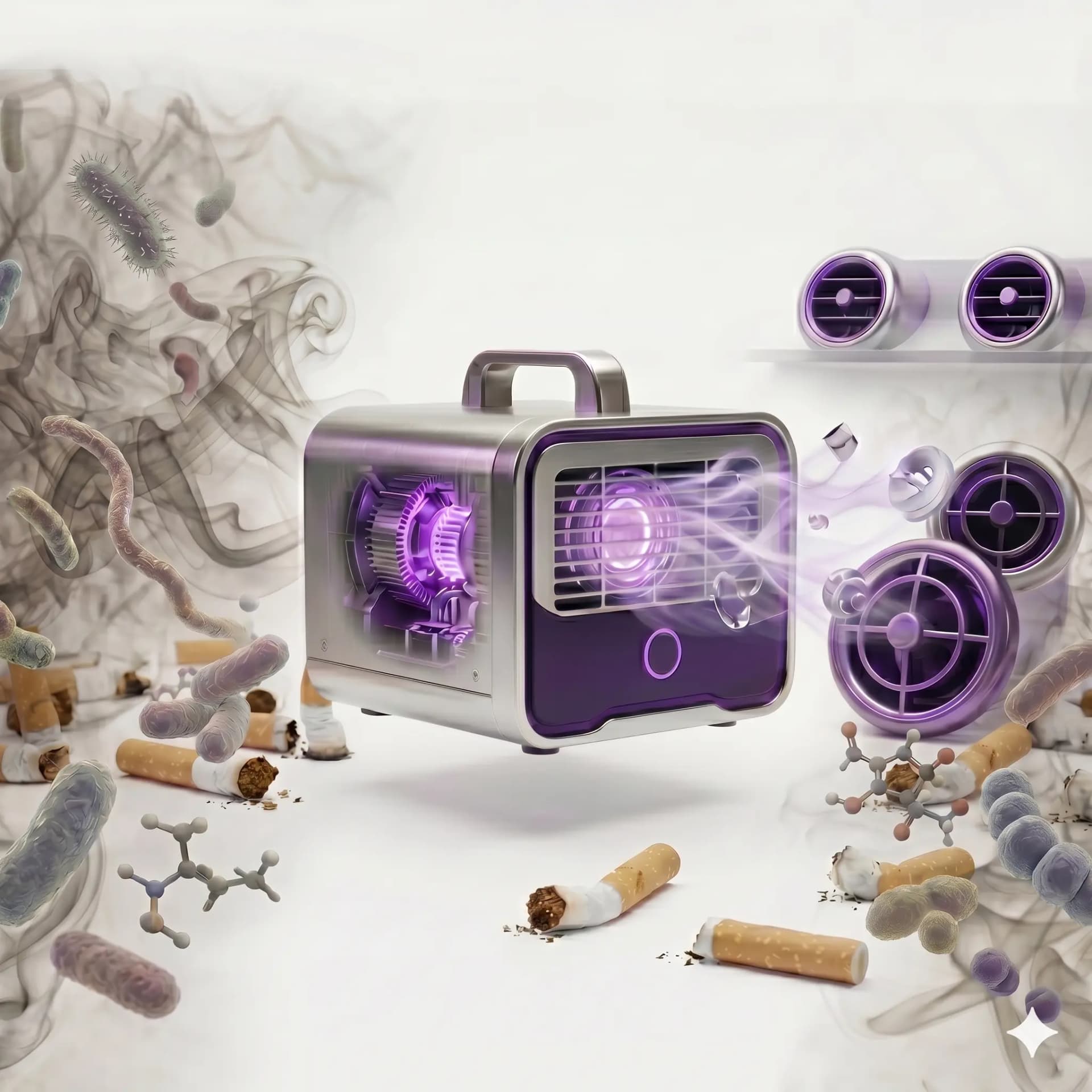 cigarette smell mildew odor treatment with ozone in Chicago
